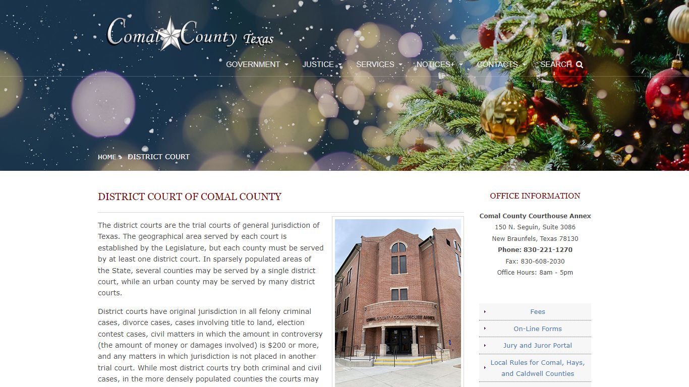 District Court-Comal County, Texas